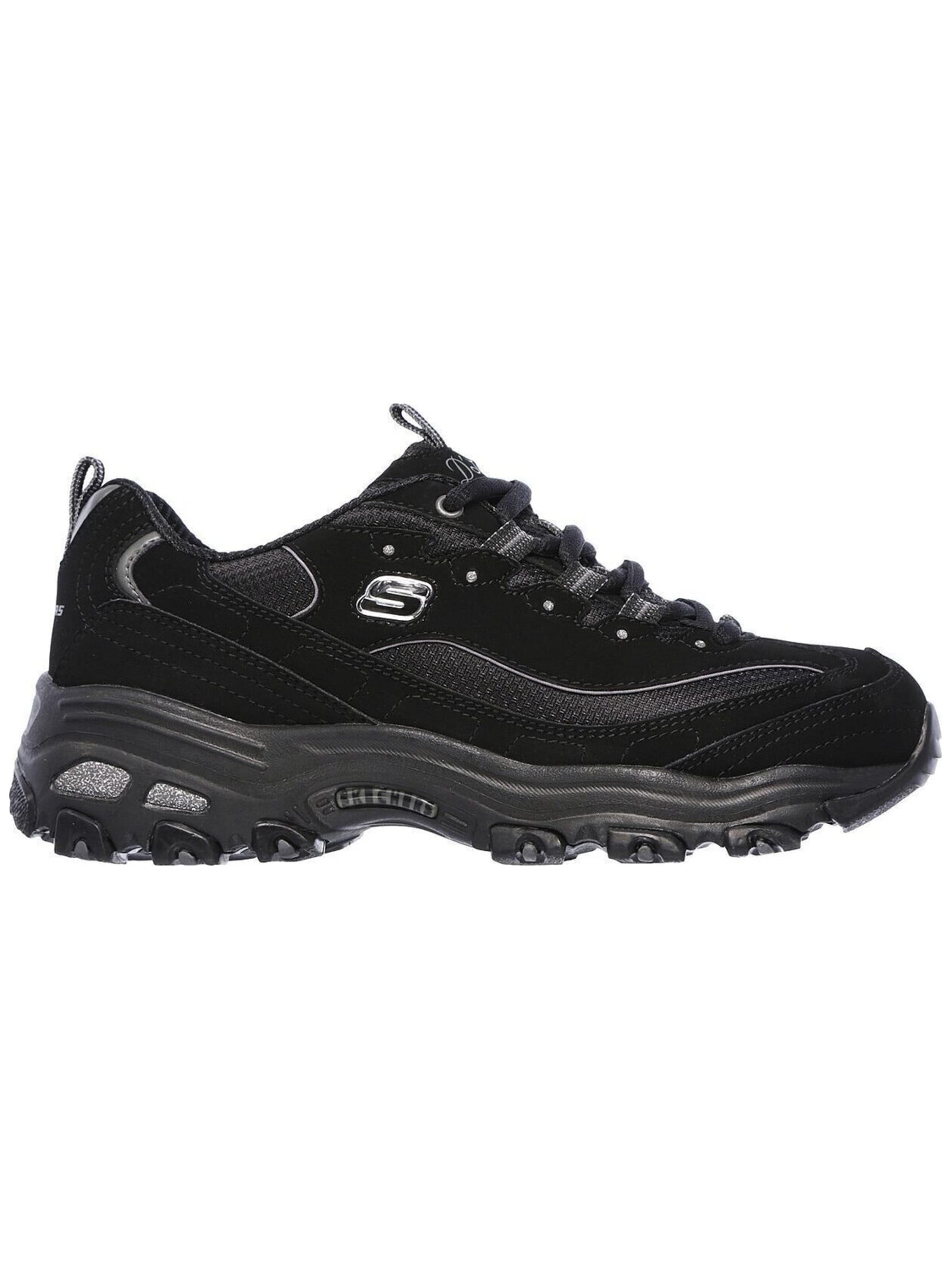 SKECHERS Sportschoen 'D'Lites Biggest Fan' in Zwart