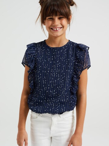 WE Fashion - Blusa em azul: frente