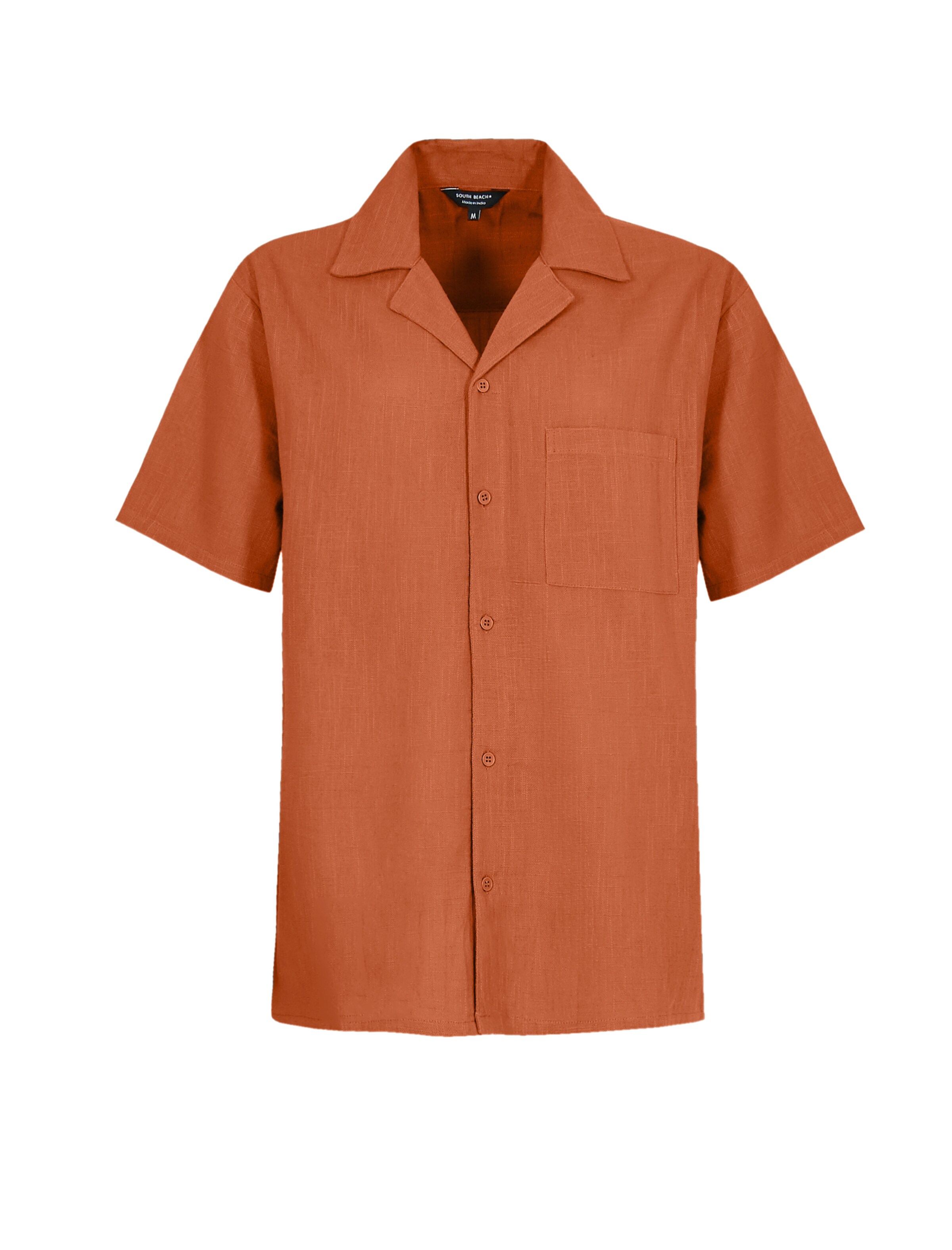 Regular fit Camicia di South Beach in arancione: frontale