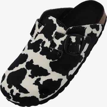 Palado Pantolette 'Palado Kiel Western' in Schwarz: Vorderseite