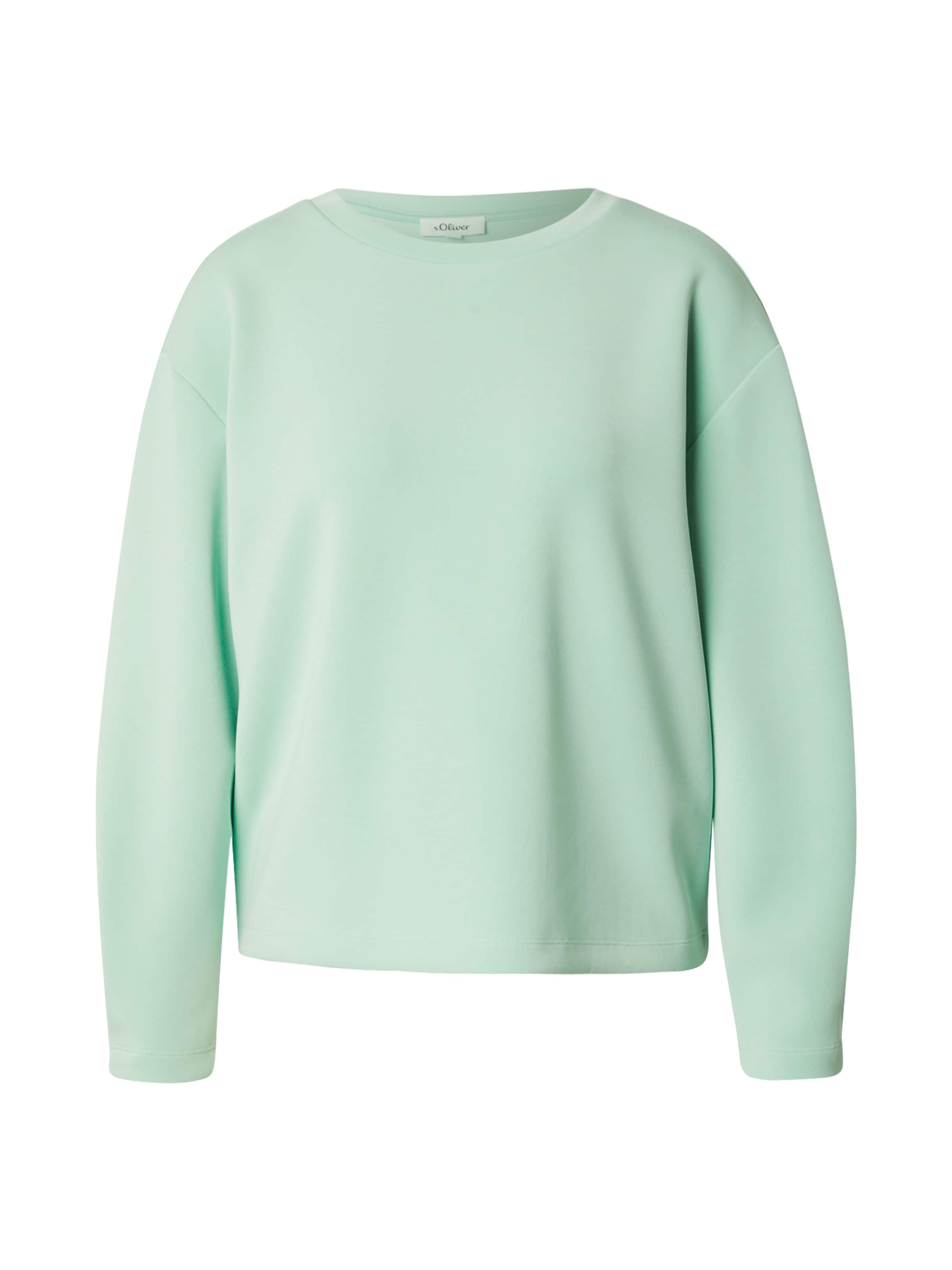 Sweat-shirt s.Oliver en vert : devant