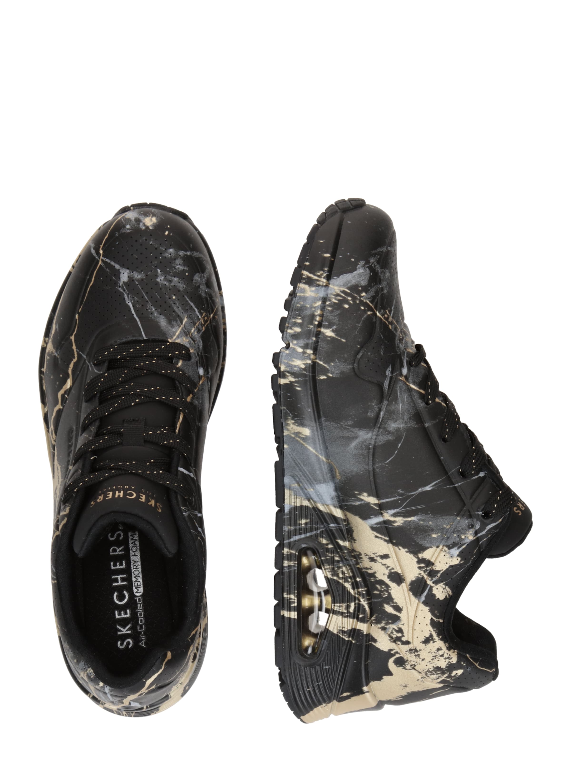 Sneaker bassa 'Uno – Marble Marvel' di SKECHERS in nero