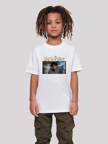 F4NT4STIC Shirt 'Harry Potter Steam Ears' in Wit: voorkant