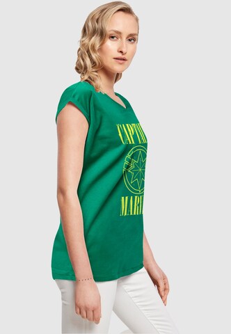 T-shirt 'Captain Marvel - Grunge' ABSOLUTE CULT en vert