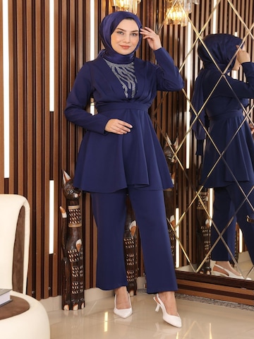 MODAMIHRAM Tuniek in Blauw: voorkant