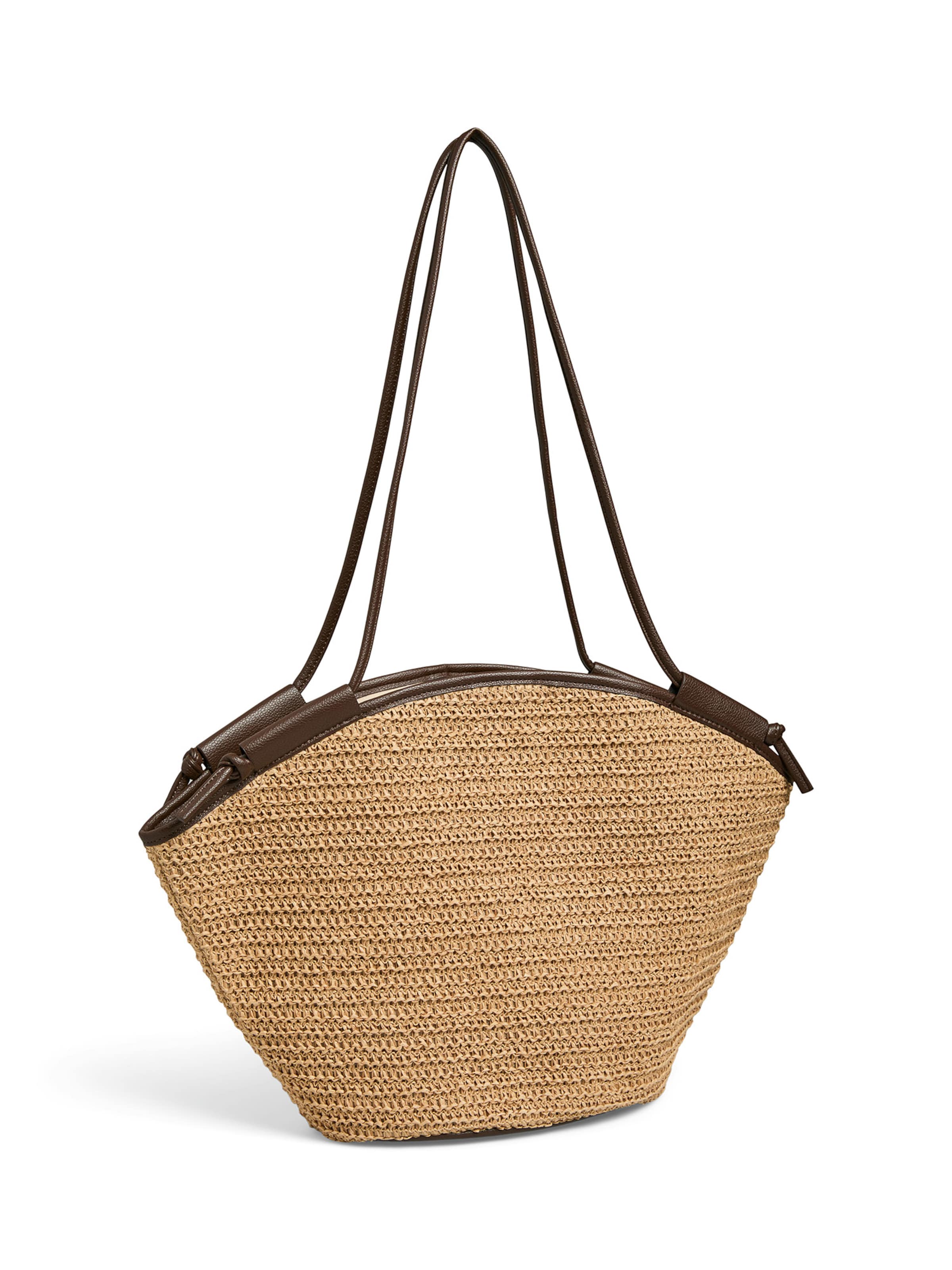 PIECES Torba shopper 'PCBALLAN' w kolorze beżowy