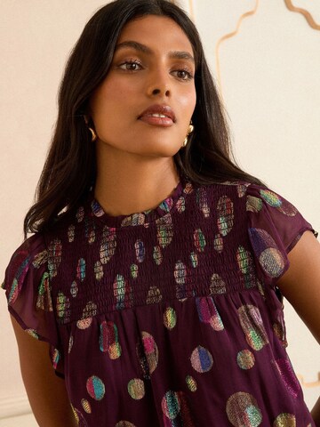 love & roses - Blusa em roxo