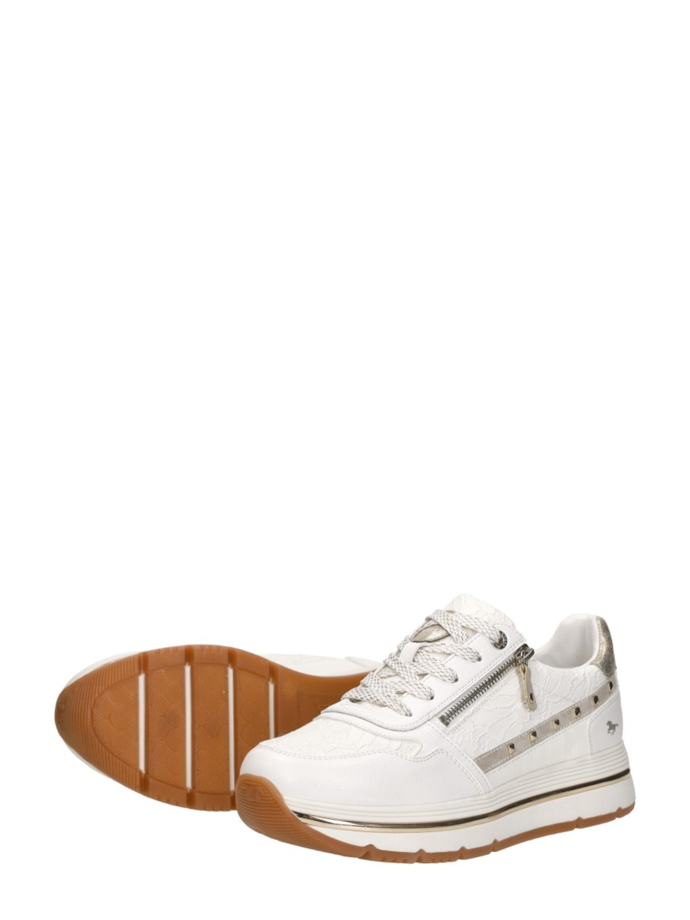 MUSTANG Sneakers laag 'Sneakers Laag' in Wit