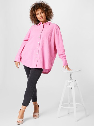 River Island Plus Bluse in Pink