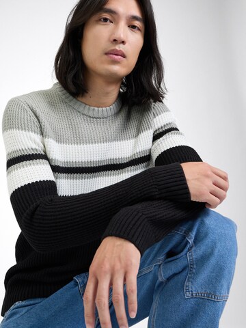 Pullover 'JJSANDER' di JACK & JONES in nero