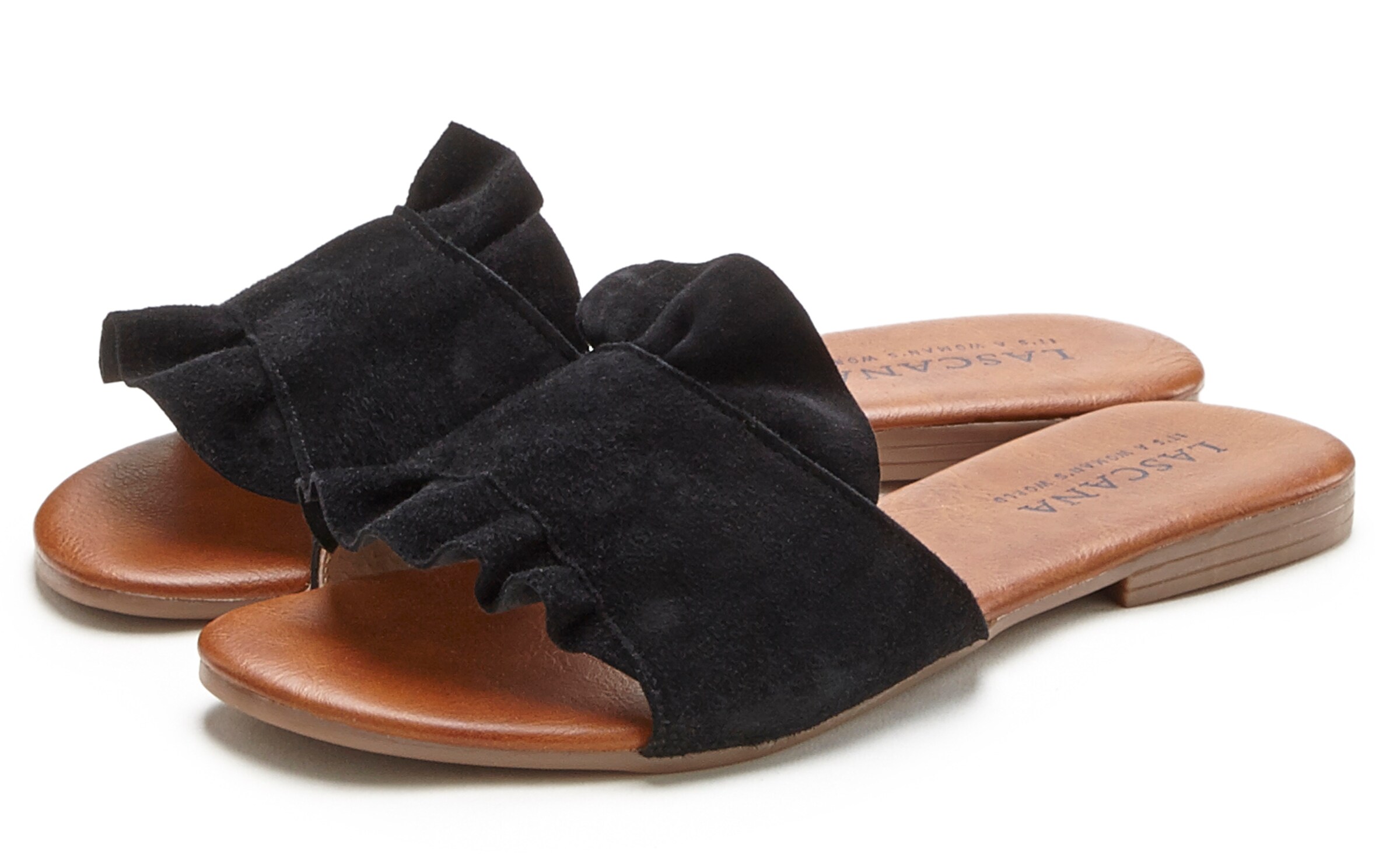 LASCANA Mules in Black