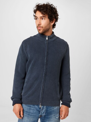 CINQUE Knit Cardigan 'ARTHUR' in Blue: front