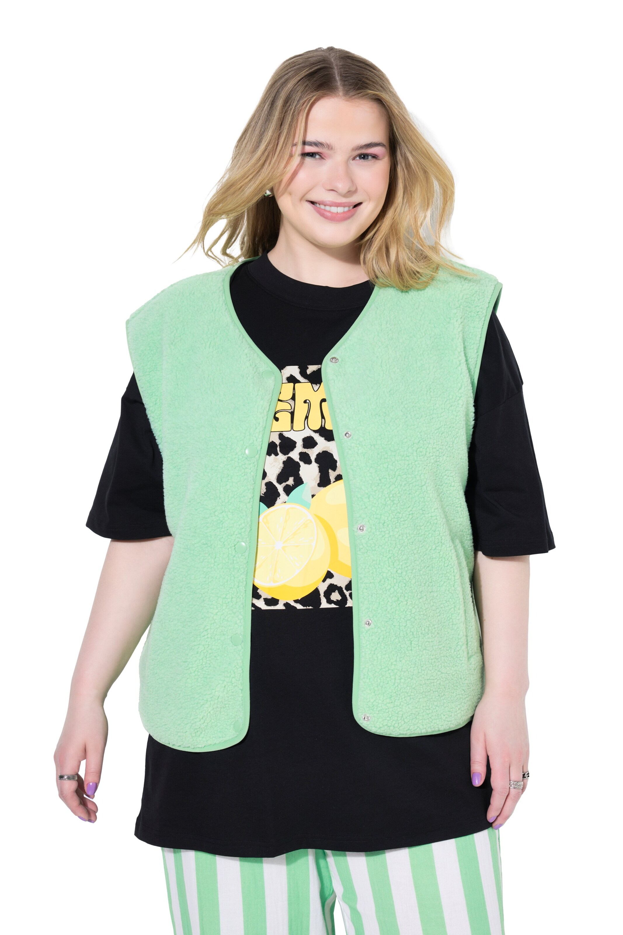 Studio Untold Weste in Grün: Vorderseite