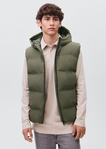 MANGO TEEN Vest in Green: front