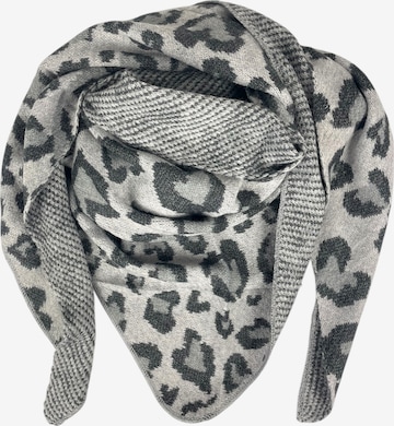 Kumixi Oversized Scarf 'Leo' in Grey: front