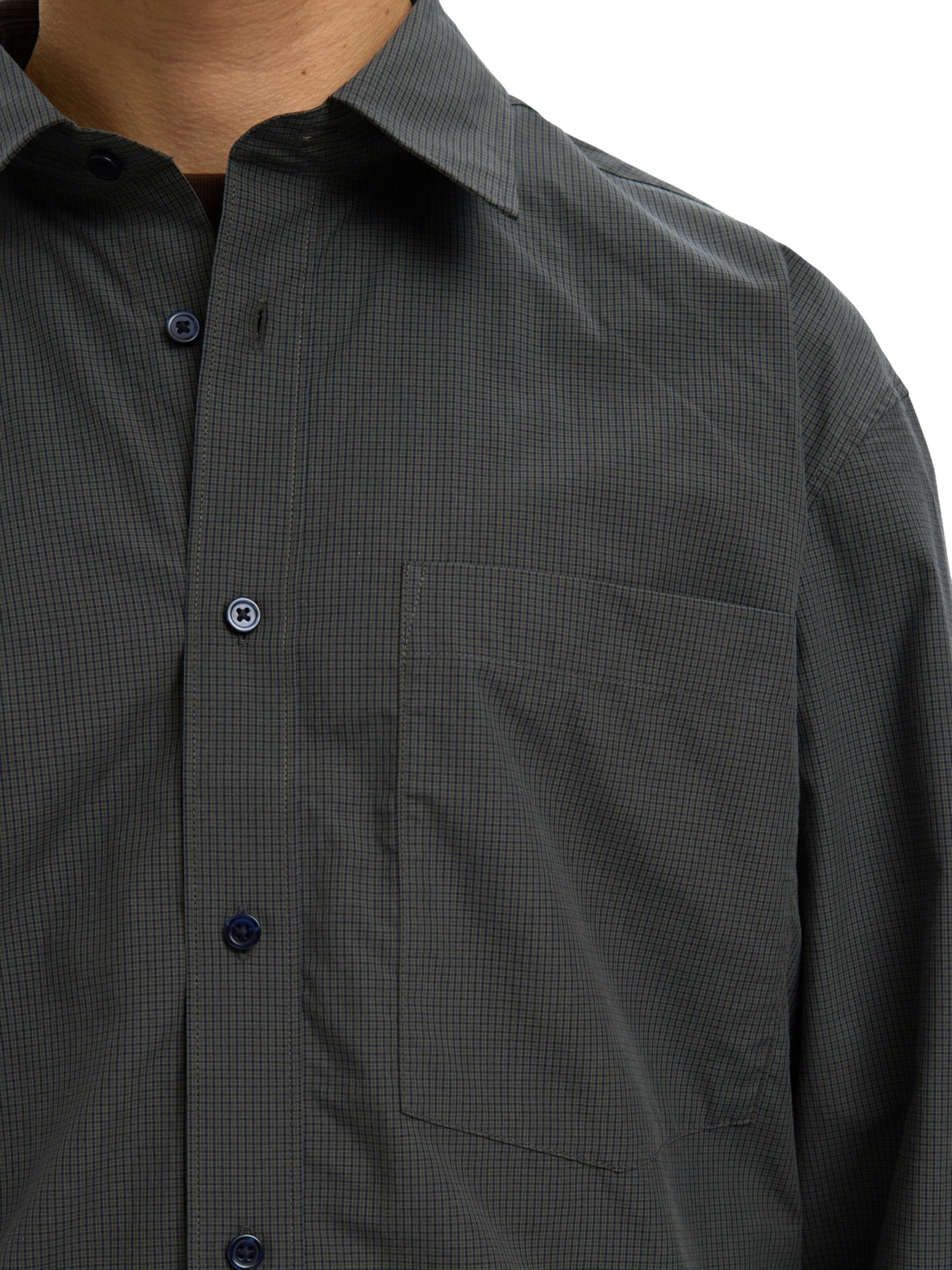 SELECTED HOMME Regular Fit Hemd 'Larry' in Grau