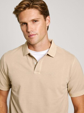 Pepe Jeans Poloshirt 'New Oliver' in Beige