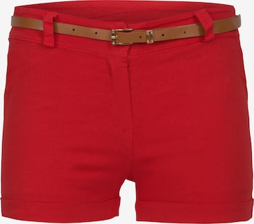 malito more than fashion Pants in Red: front