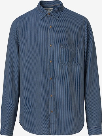 Salsa Jeans Regular fit Overhemd in Blauw: voorkant
