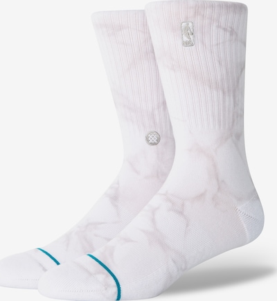 Stance Čarape 'NBA' u nude / tirkiz / bijela, Pregled proizvoda