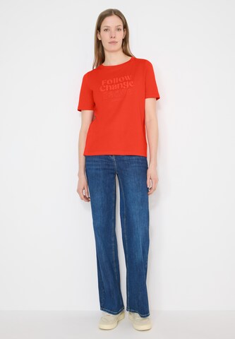 CECIL T-Shirt in Orange