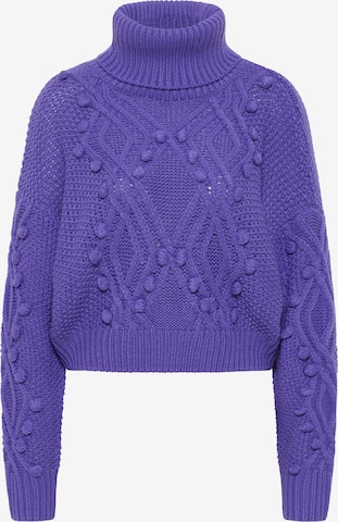 Pullover di IZIA in lilla: frontale