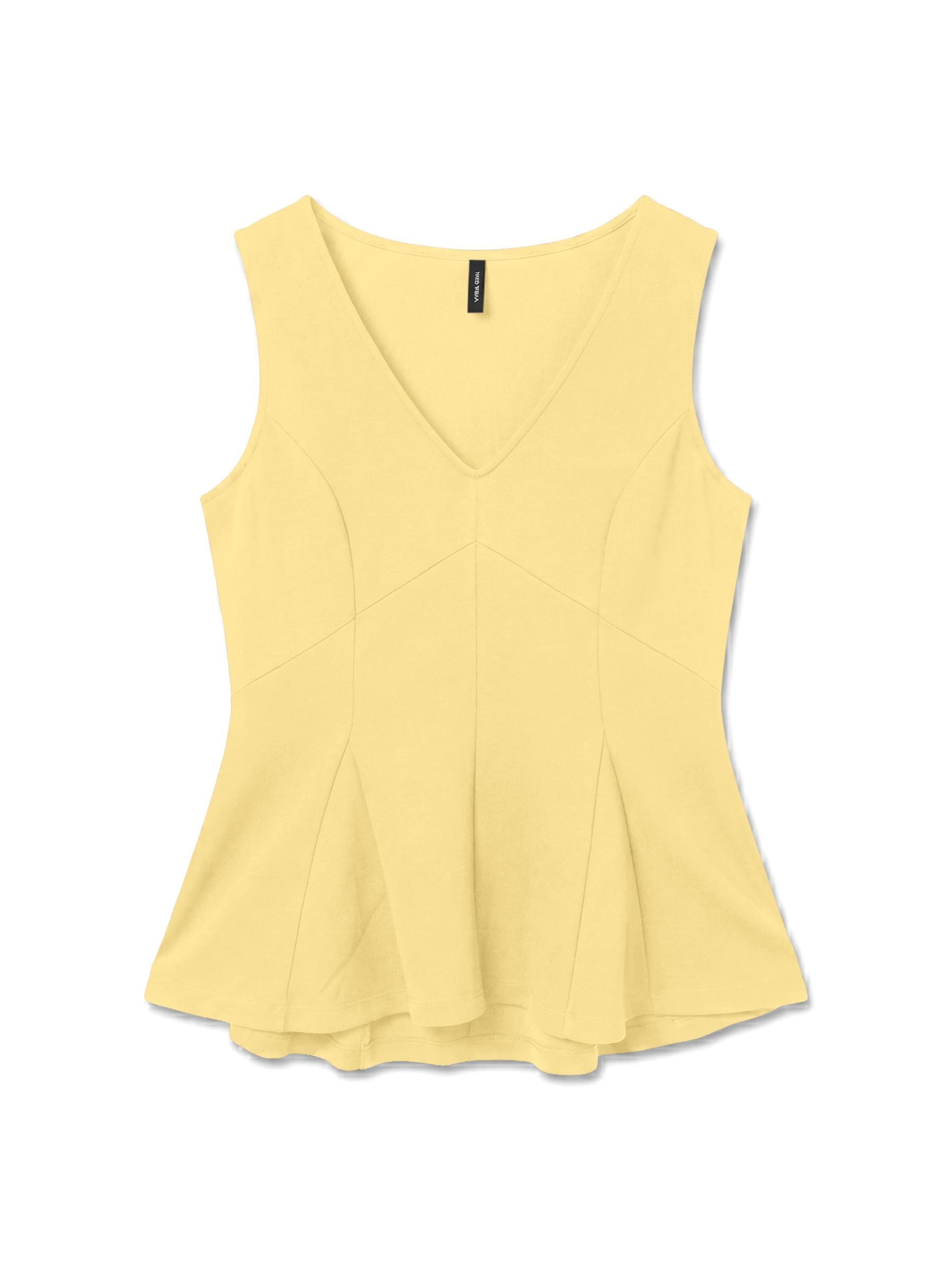 VERO MODA Top 'VMSmilla' in Geel: voorkant