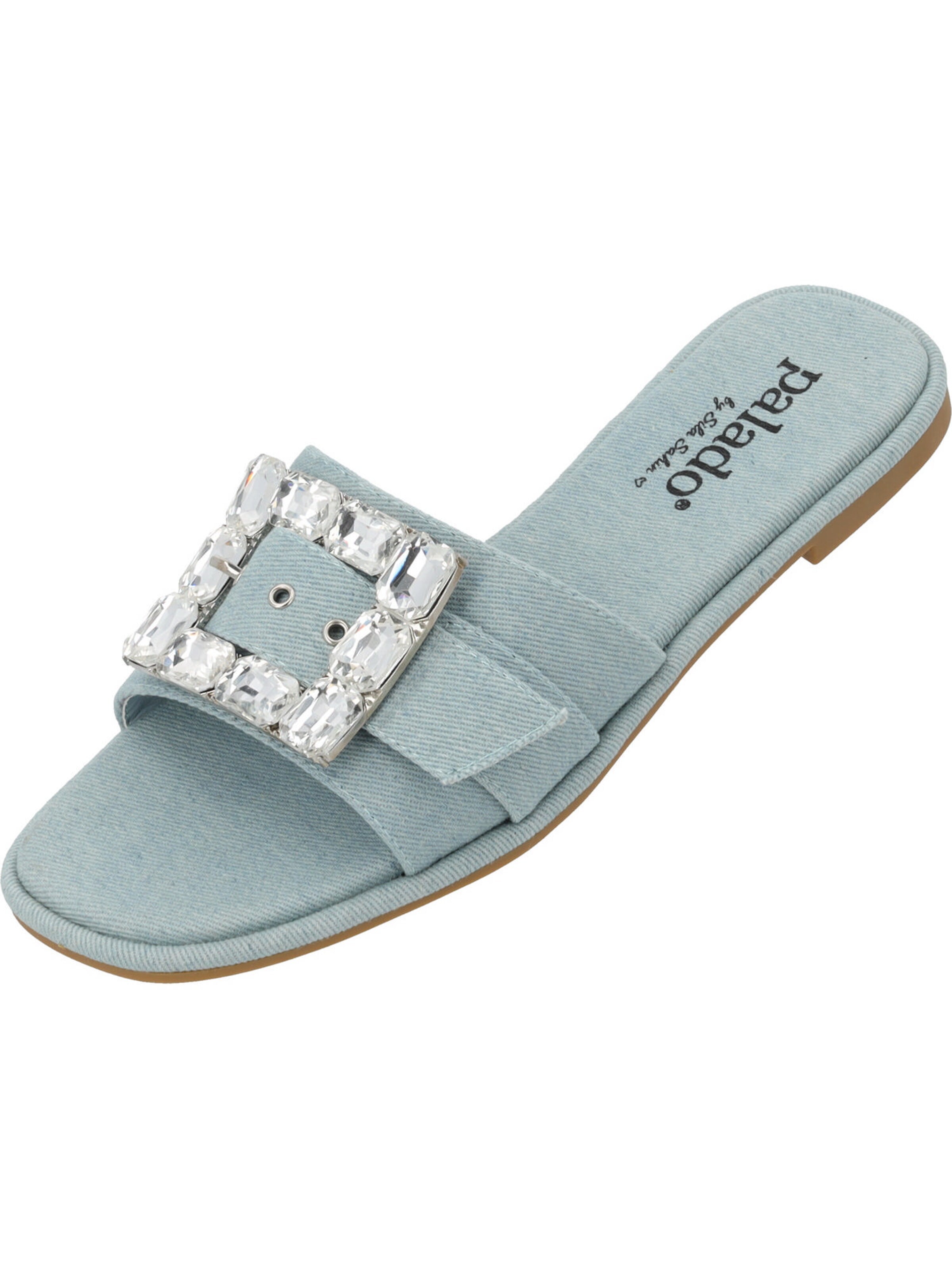 Palado by Sila Sahin Sandale 'Menac'‌‌‌‌‌‌‌‌‌ in Blau: Vorderseite