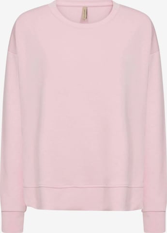 Sweat-shirt 'Banu' Soyaconcept en rose : devant