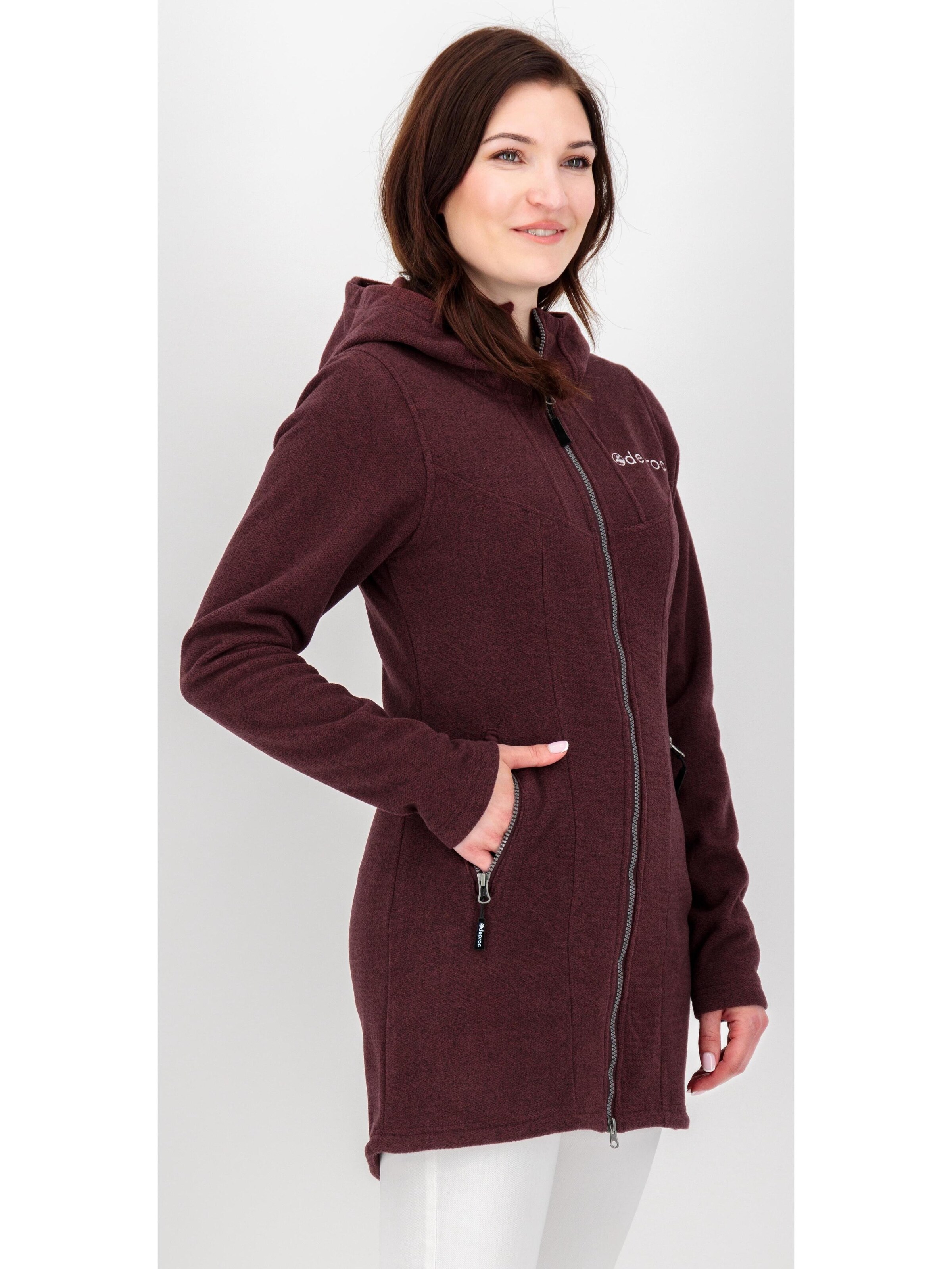 deproc Fleece Jacket 'GLORY APRIL' in Purple