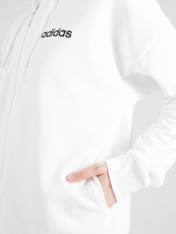 ADIDAS SPORTSWEAR Αθλητική μπλούζα φούτερ 'Essentials' σε λευκό