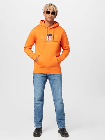 GANT Regular Fit Sweatshirt i oransje