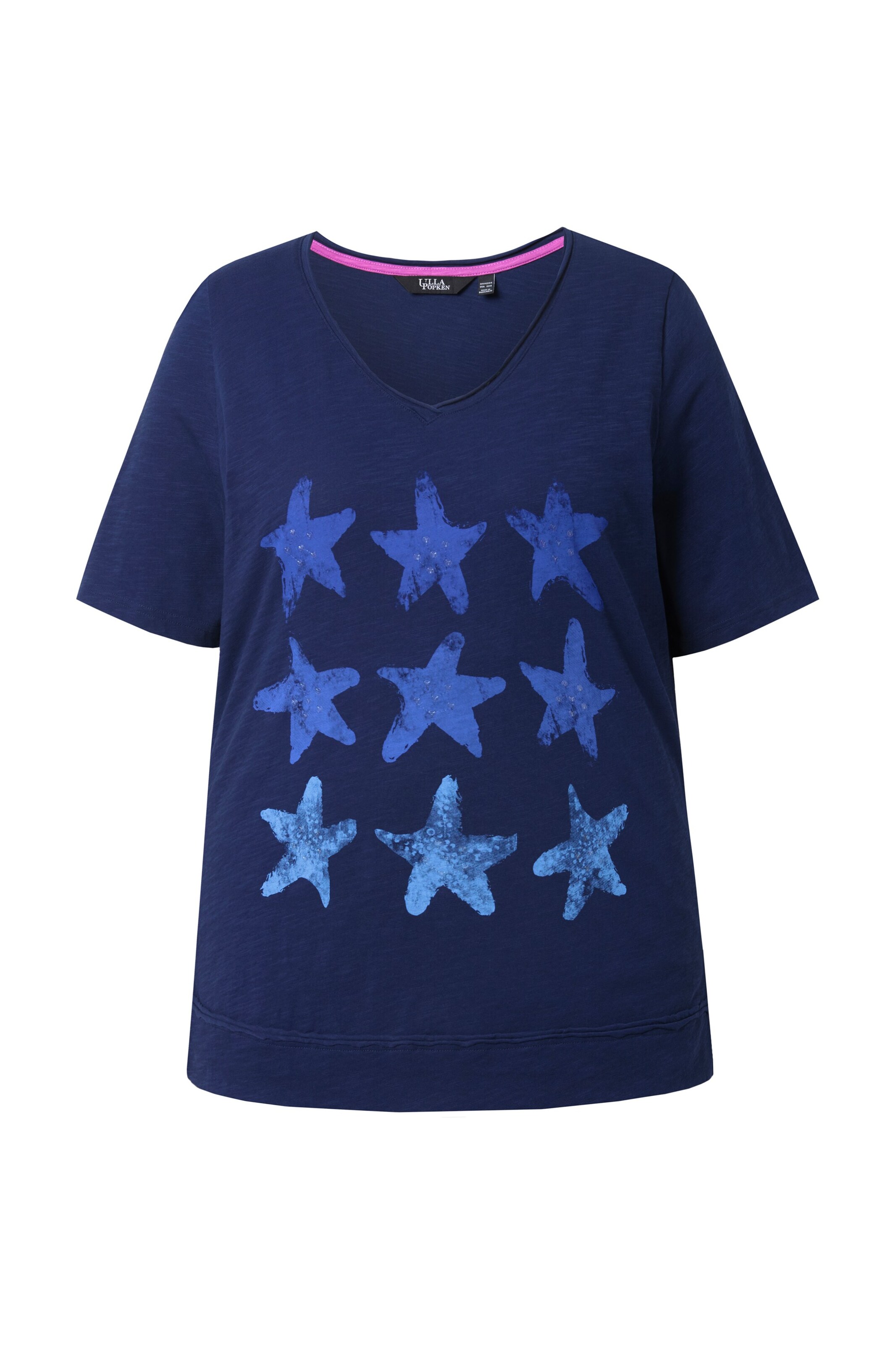 Ulla Popken Shirt in Blau: Vorderseite