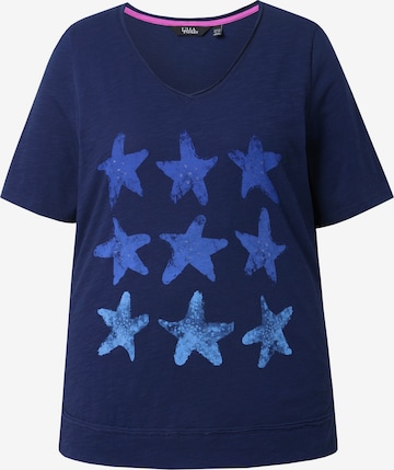 Ulla Popken Shirt in Blau: Vorderseite