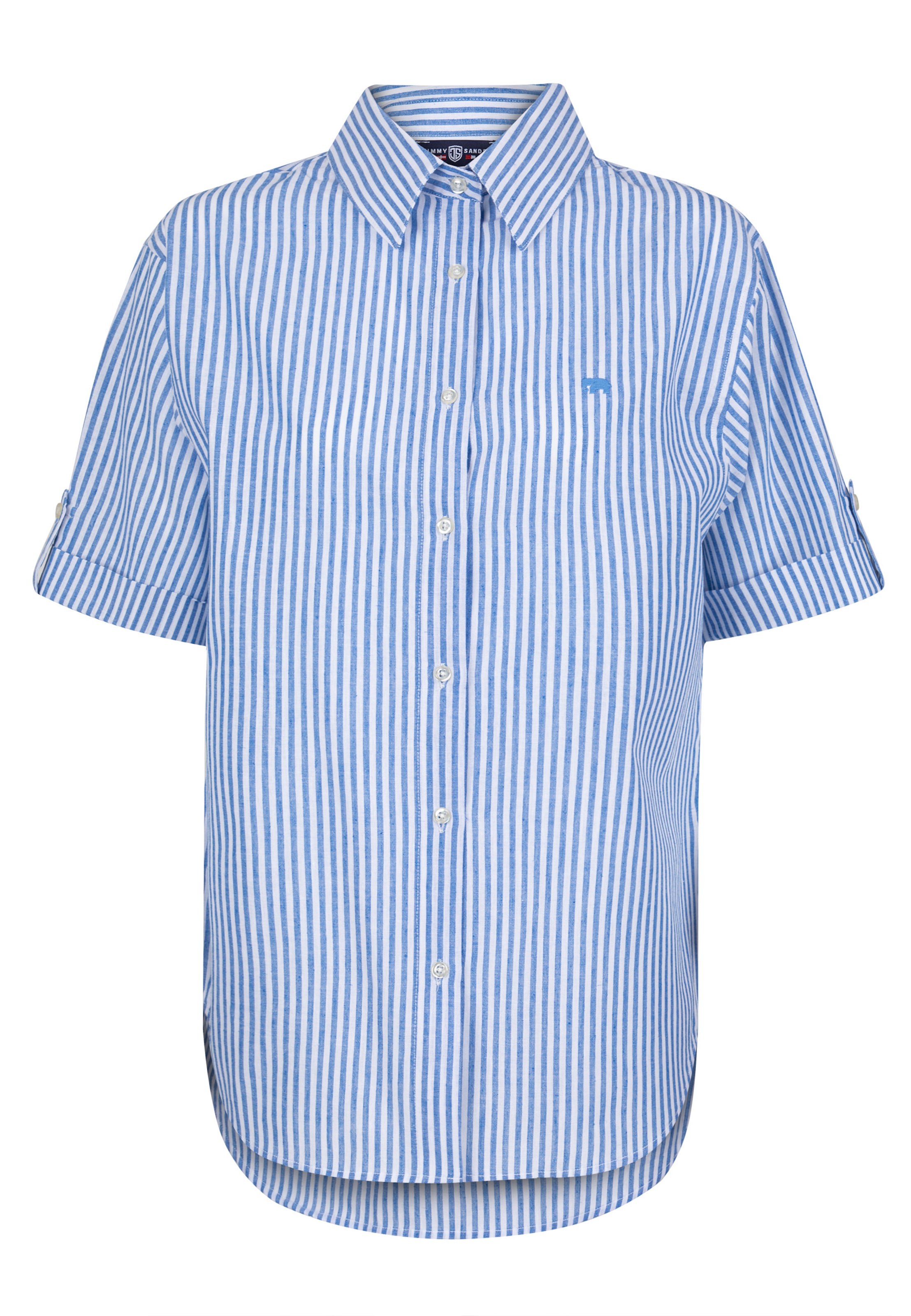 Jimmy Sanders - Blusa em azul: frente