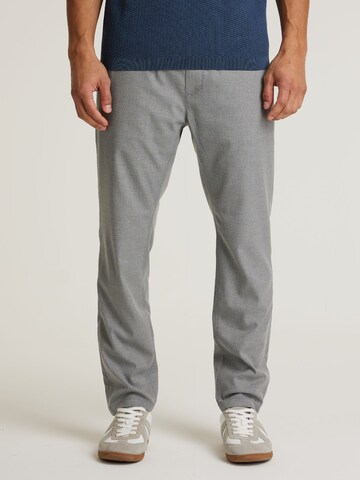 CHASIN' Slimfit Chino 'Stone Anzar' in Blauw: voorkant