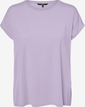 purpurinė VERO MODA Marškinėliai 'AVA': priekis
