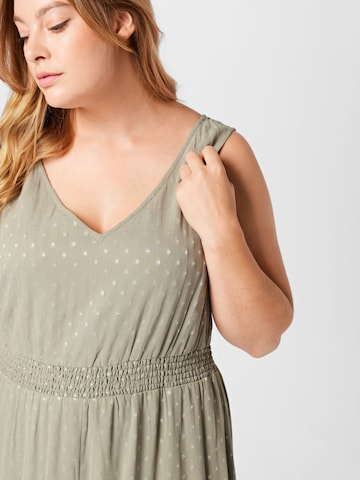 Robe 'Cassia' ABOUT YOU Curvy en beige