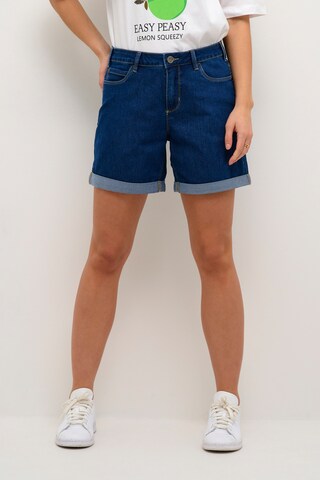 Kaffe Regular Shorts 'Vicky' in Blau