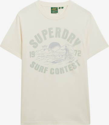 T-Shirt Superdry en jaune : devant
