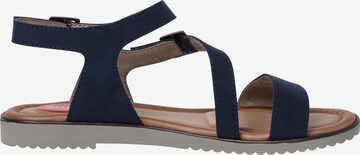 JANA Sandalen met riem in Blauw