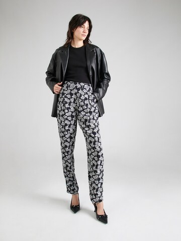 Marks & Spencer Loose fit Pleat-Front Pants 'Sun' in Black