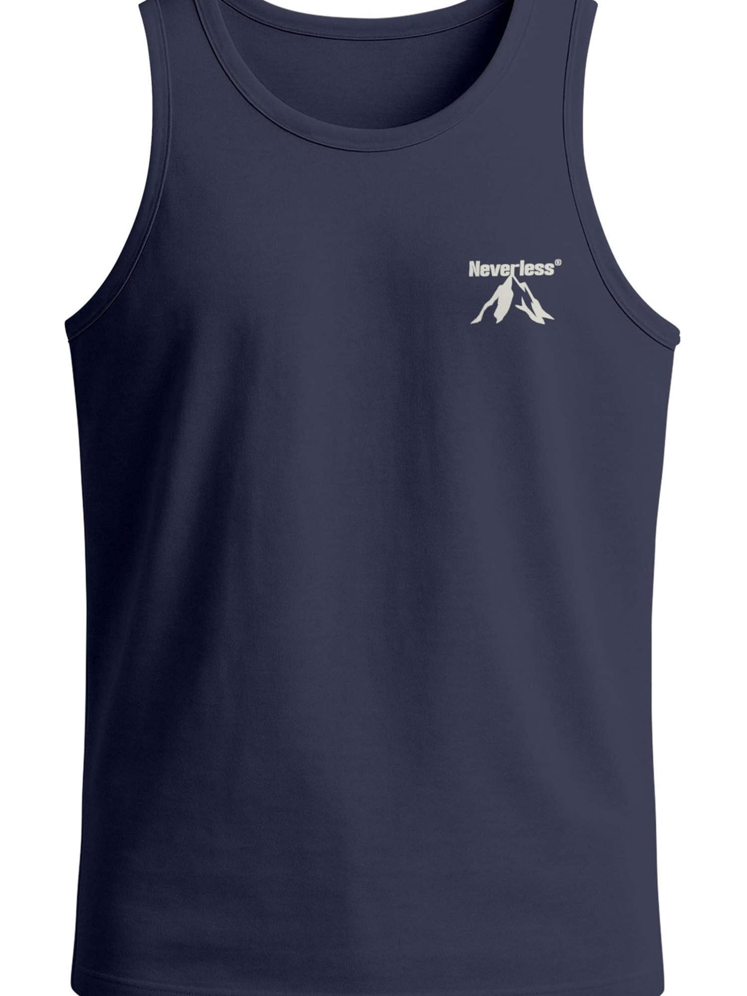 Neverless Shirt 'Apex mountain' in Blue: front