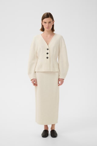 InWear - Sudadera con cremallera 'FariIW VincentIW' en beige