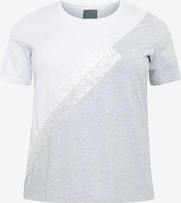 T-shirt 'VANDA' Persona by Marina Rinaldi en blanc : devant