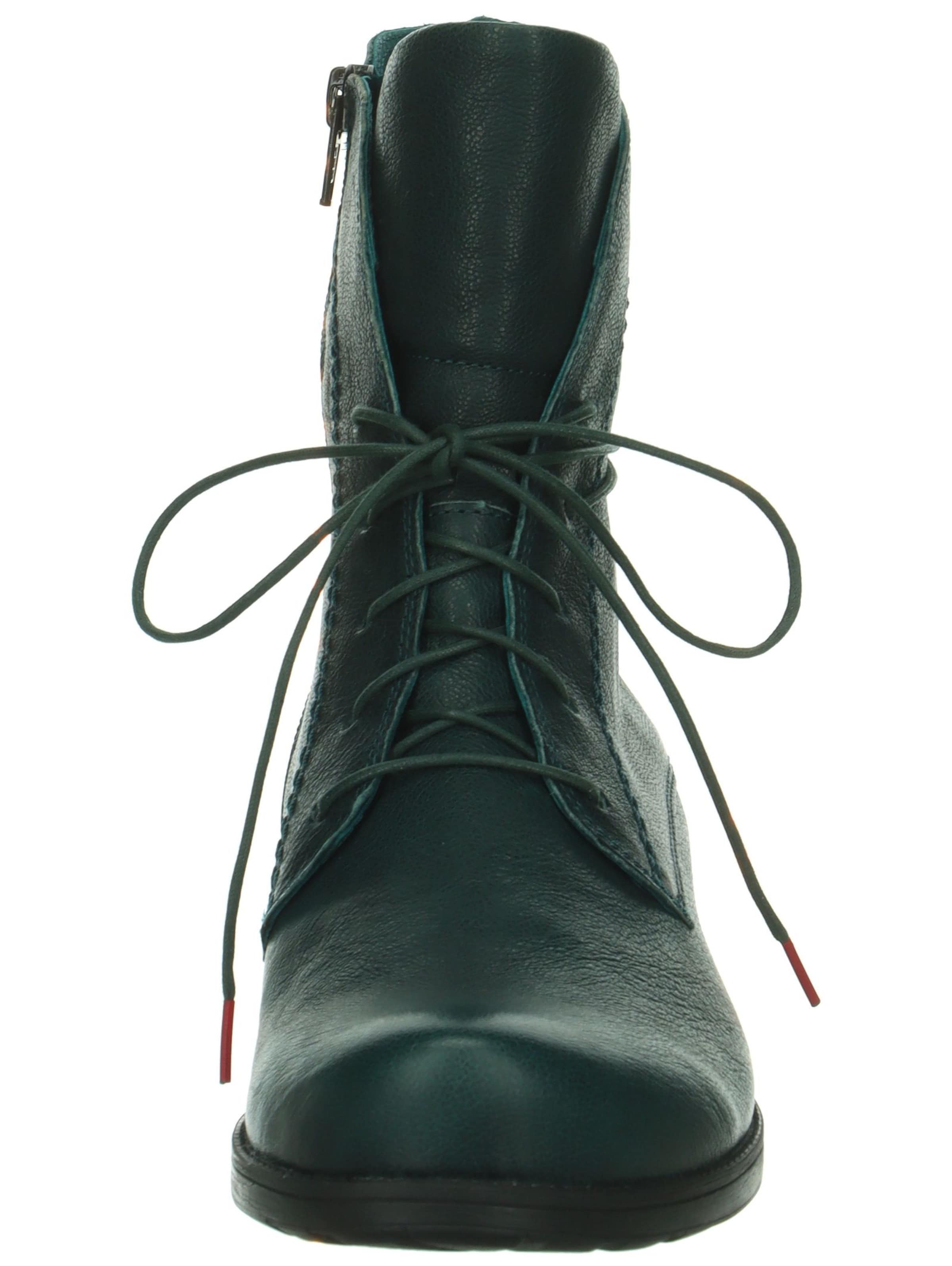 THINK! Schnürstiefelette in Grün