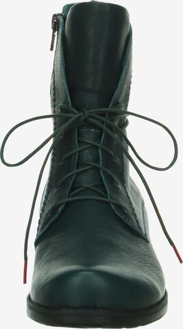 THINK! Lace-Up Ankle Boots in Green