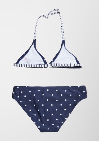 Triangolo Bikini di s.Oliver in blu