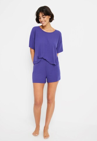 LSCN by LASCANA Shorty in Lila