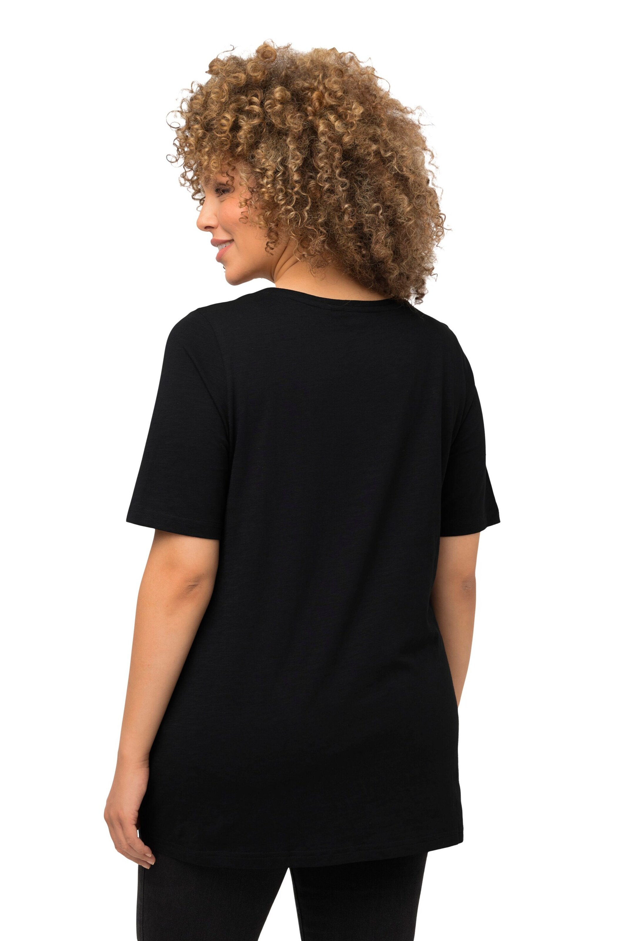 Ulla Popken Shirt in Zwart